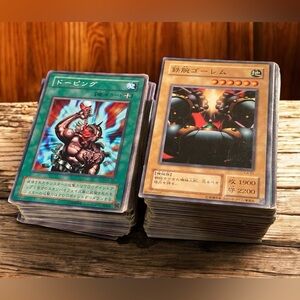 Lot of Vintage 2000 Japanese Yugioh Trading Cards - SM, EX, LB, EEN, 303, & More